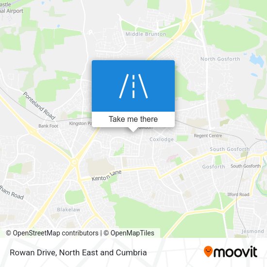 Rowan Drive map