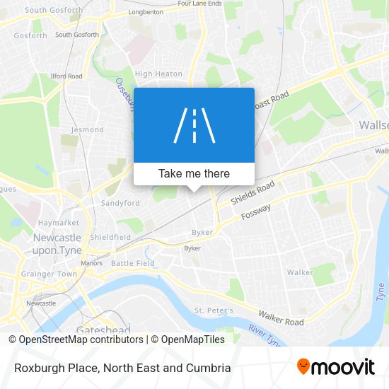 Roxburgh Place map