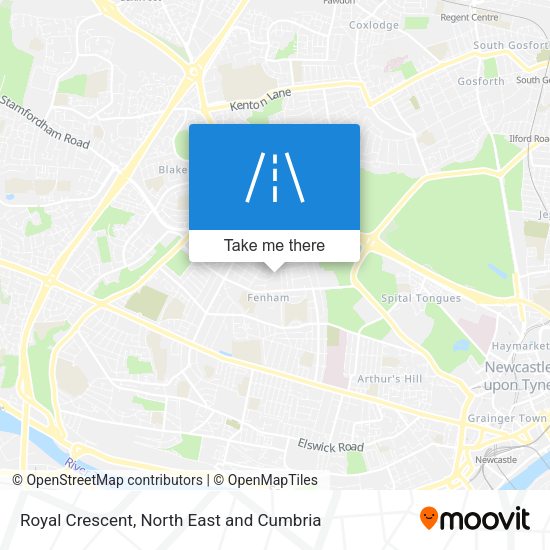 Royal Crescent map