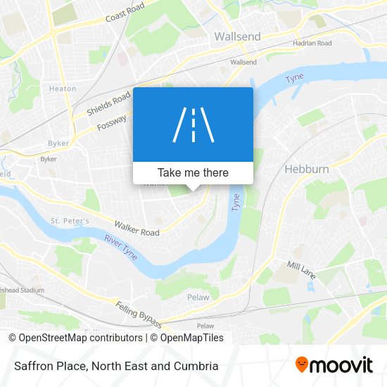 Saffron Place map