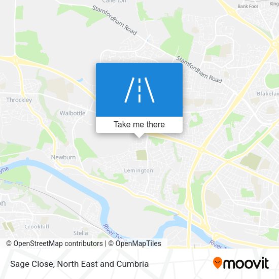 Sage Close map