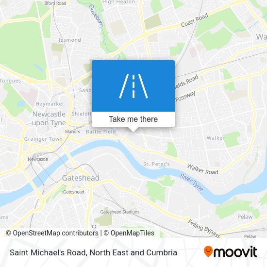 Saint Michael's Road map