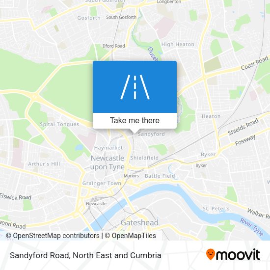 Sandyford Road map