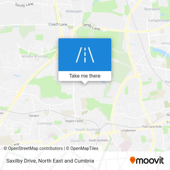 Saxilby Drive map