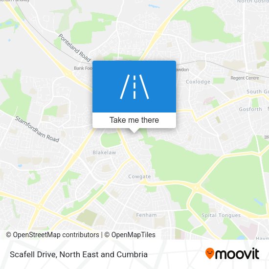 Scafell Drive map