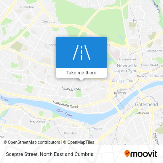 Sceptre Street map