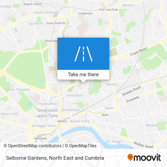 Selborne Gardens map