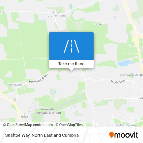 Shaftoe Way map