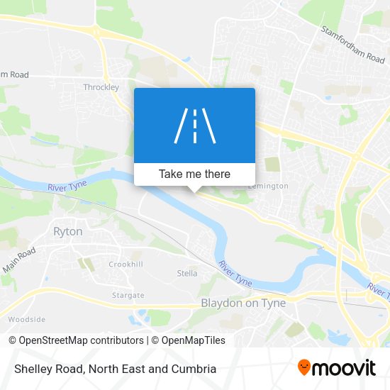 Shelley Road map