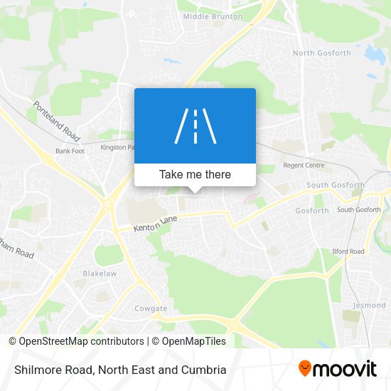 Shilmore Road map