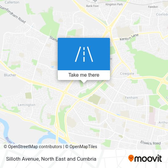 Silloth Avenue map