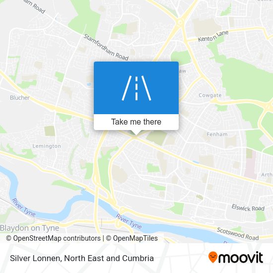 Silver Lonnen map