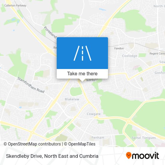 Skendleby Drive map