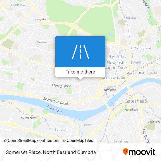 Somerset Place map