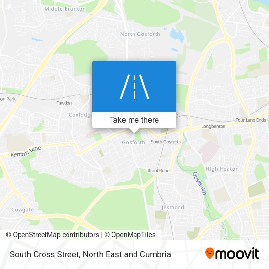 South Cross Street map