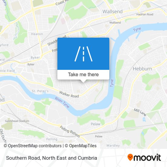 Southern Road map
