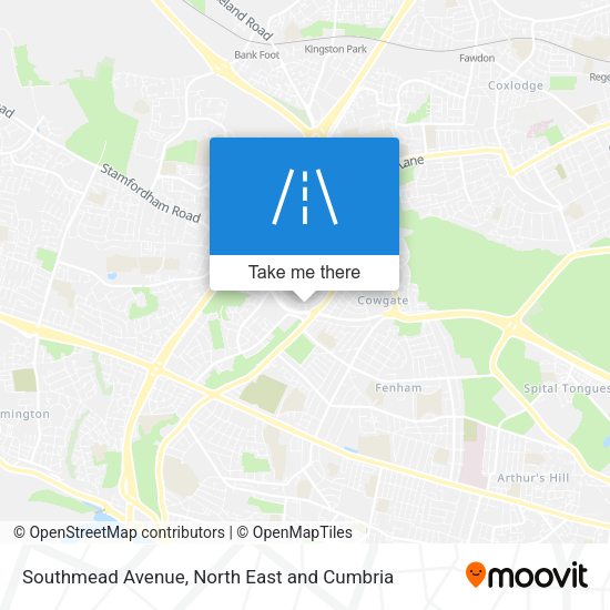 Southmead Avenue map