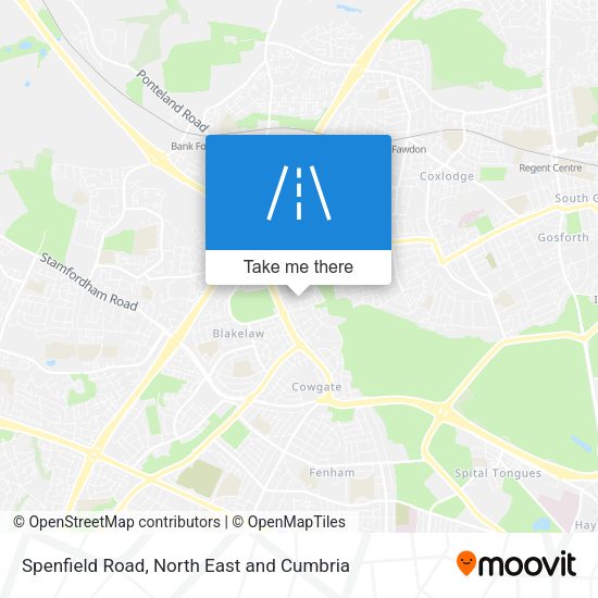 Spenfield Road map