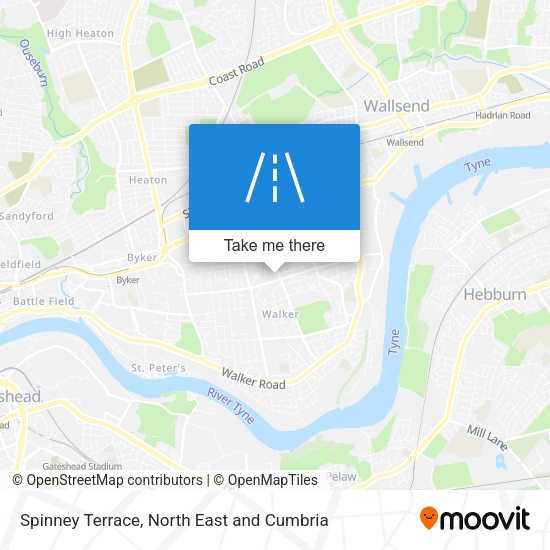 Spinney Terrace map