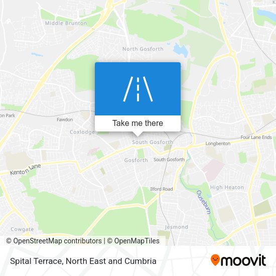 Spital Terrace map