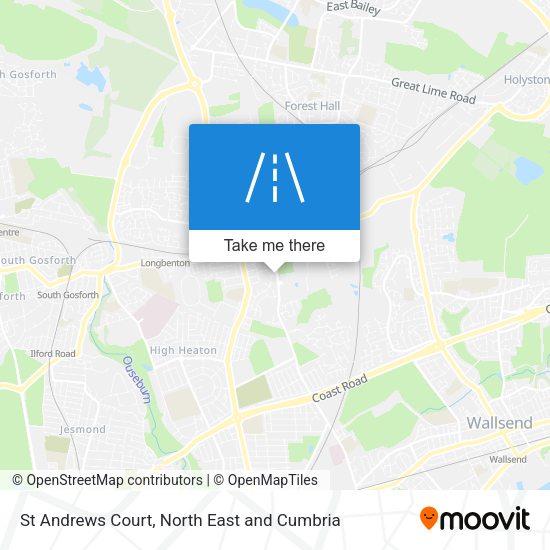 St Andrews Court map