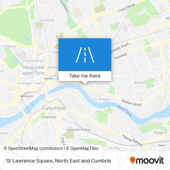 St Lawrence Square map