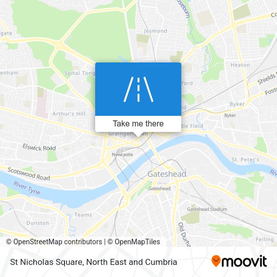 St Nicholas Square map