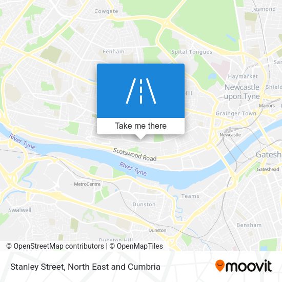 Stanley Street map