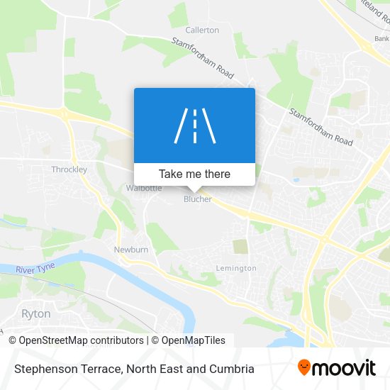 Stephenson Terrace map