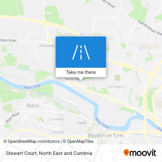 Stewart Court map