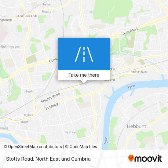 Stotts Road map