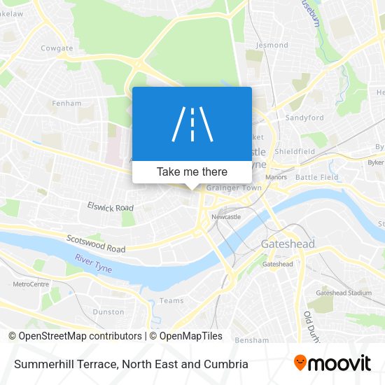 Summerhill Terrace map