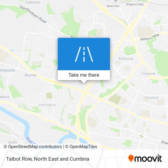 Talbot Row map