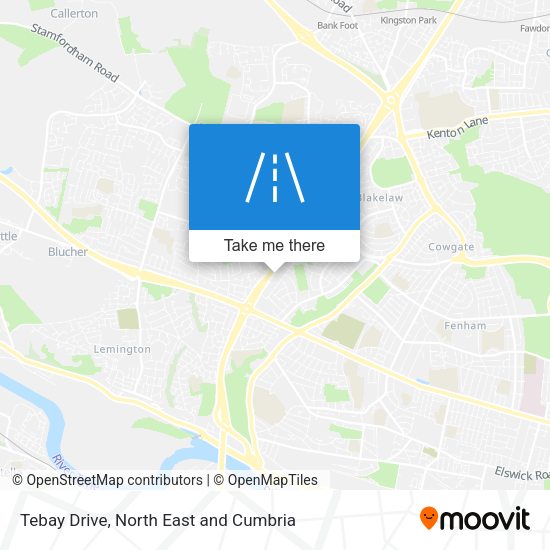 Tebay Drive map