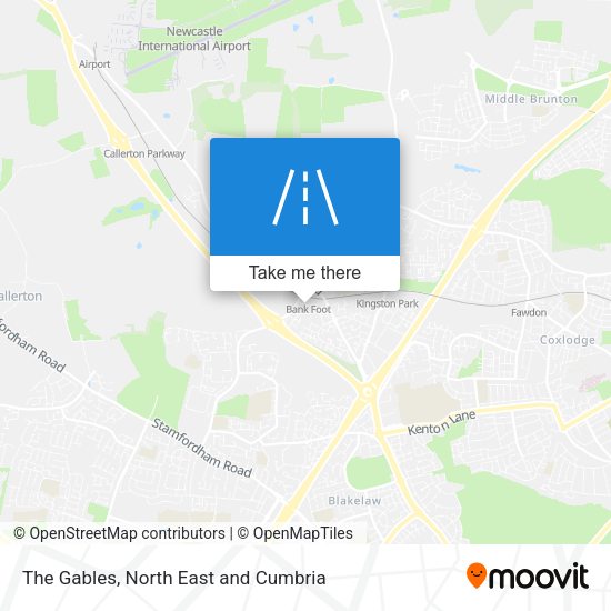 The Gables map