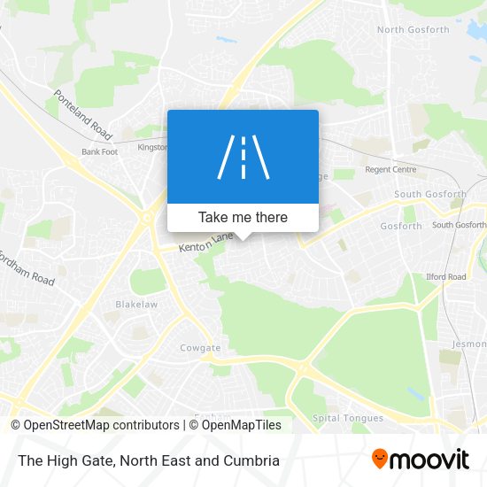 The High Gate map