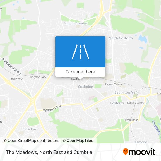 The Meadows map