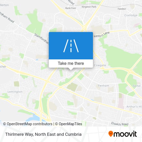 Thirlmere Way map
