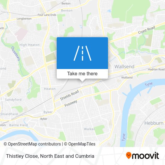 Thistley Close map