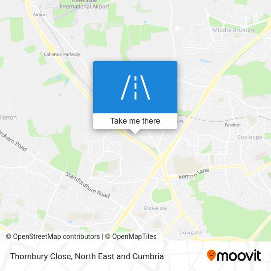 Thornbury Close map