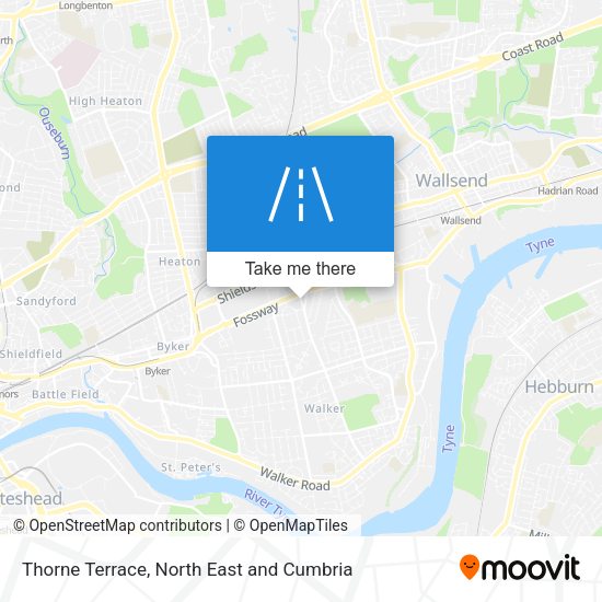 Thorne Terrace map