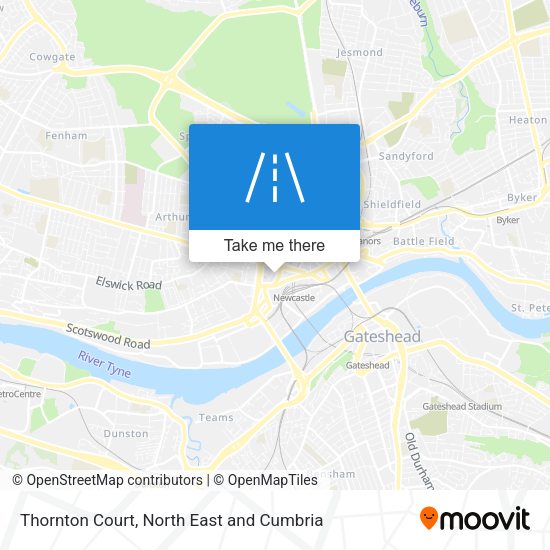Thornton Court map