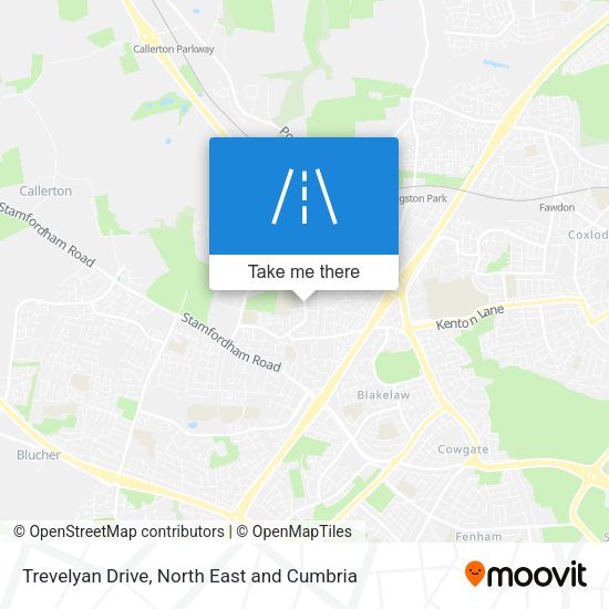 Trevelyan Drive map