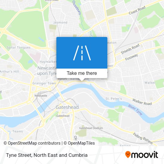 Tyne Street map
