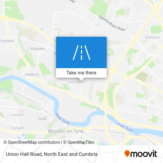 Union Hall Road map