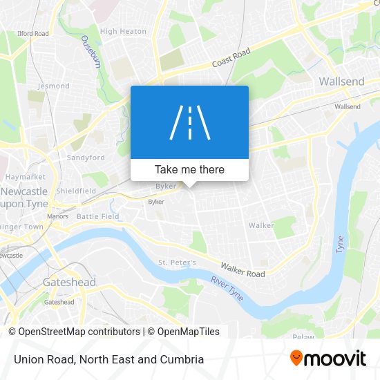 Union Road map