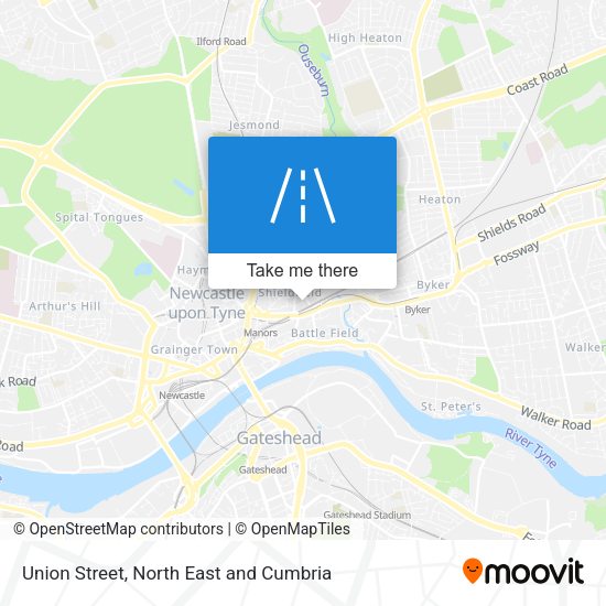 Union Street map