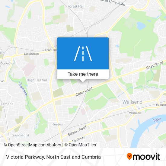 Victoria Parkway map