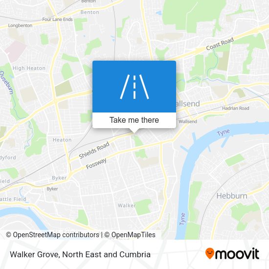 Walker Grove map