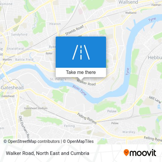 Walker Road map